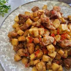A picture of Tahu Ayam Cabai Garam.