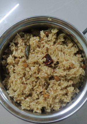 A picture of Easy Tiffin box Tamarind Rice.
