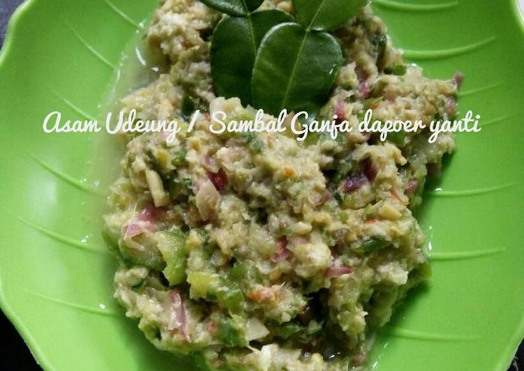 Cara Gampang Membuat Asam Udeung/Sambal Ganja Anti Gagal