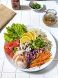 Somtam Seafood ala Thailand
