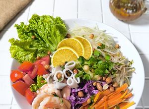 Foto resep Somtam Seafood ala Thailand
