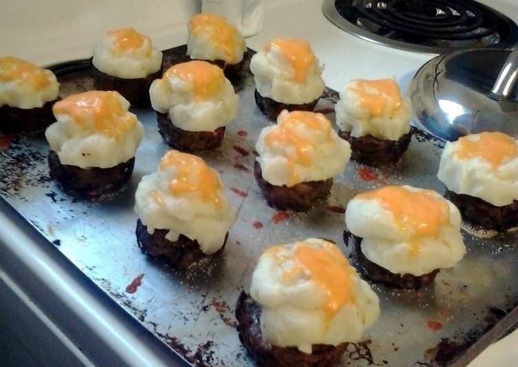 Recipe of Appetizing Meatloaf Cupcakes