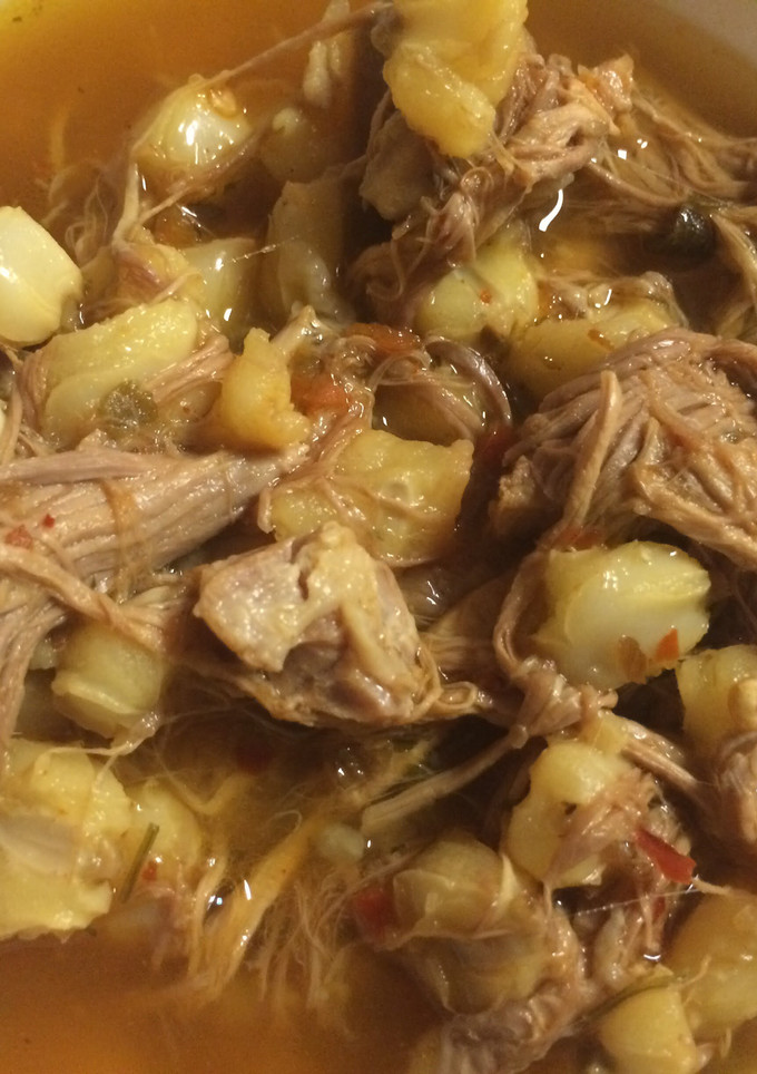 A picture of Easy Pozole Mexican Style.