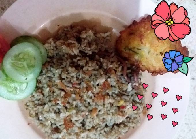 Resep Nasi goreng sisa tumis cumi hitam Anti Gagal