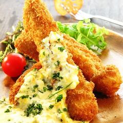 A picture of Crispy and Juicy Deep-Fried Chicken Breasts.