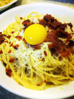 A picture of Pasta Carbonara.
