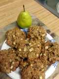 Pear Breakfast Granola Cookies