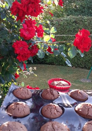 Une photo de Muffin chocolat noisette