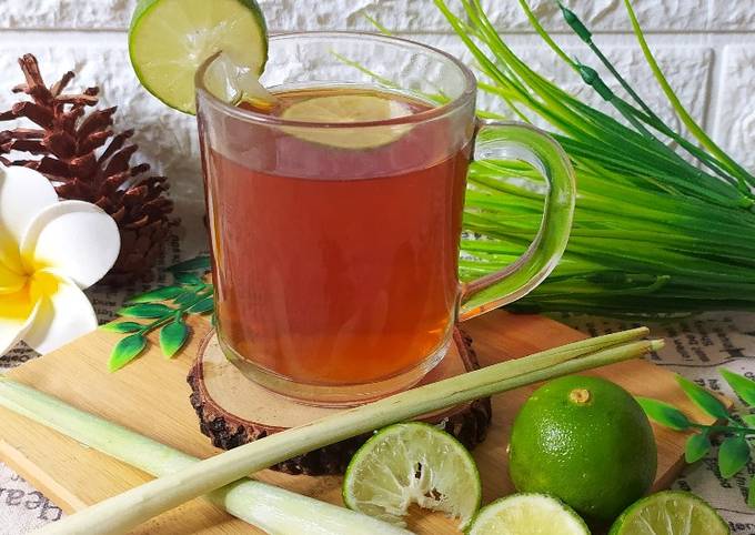 Yuk intip, Cara gampang membuat Teh Sepi (Serai Jeruk Nipis)  istimewa