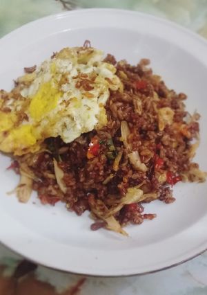 Foto resep Nasi Goreng Nasi Merah Kemangi