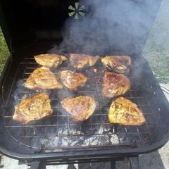 A picture of Simple award winning BBQ chicken..