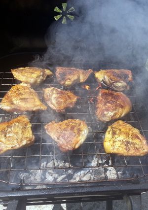 A picture of Simple award winning BBQ chicken..