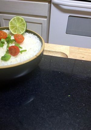 A picture of White Rice and Finadene.