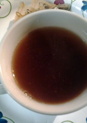 A picture of tea for colds.