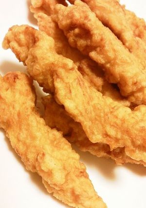 A picture of Plump and Soft Crisp Fried Chicken with Chicken Breasts.