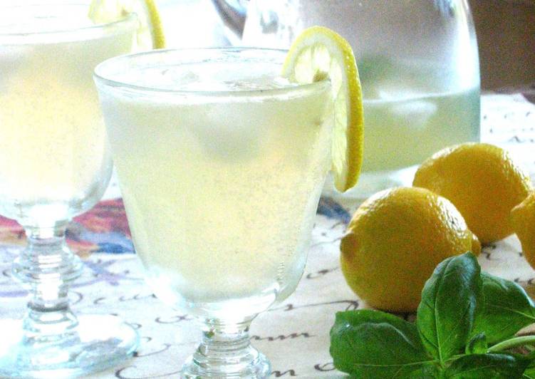 Simple Way to Prepare Super Quick Homemade Basil Lemonade