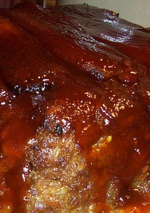 A picture of Brown Sugar Meatloaf.