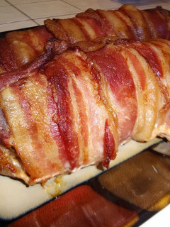 A picture of Bacon Wrapped Pork Loin.