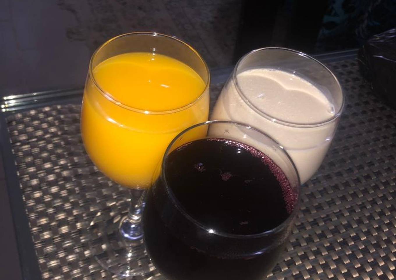 Mango,zobo and tigernut juice