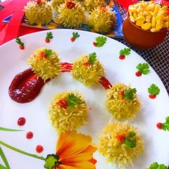Corn Rice Dumplings A picture of Corn Rice Dumplings.