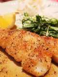 Pan-Seared Cod with Butter Soy Sauce and Lemon Flavor