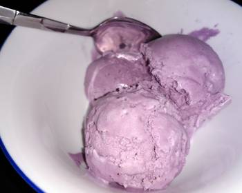 The New Way Cooking Recipe Blueberry Ice Cream Very Delicious