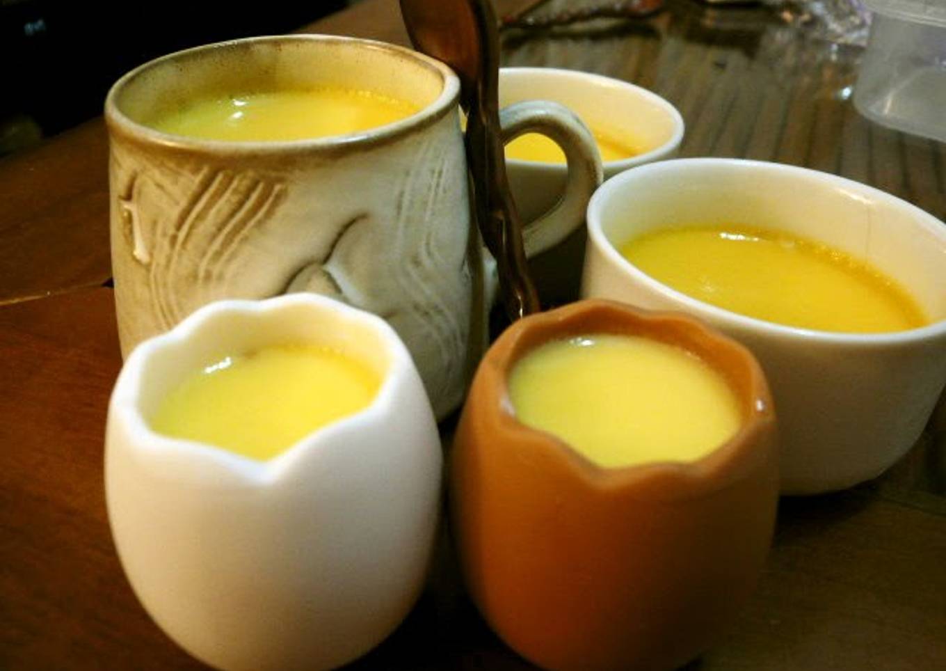 Creamy Smooth Custard Pudding Made Easily in a Pan