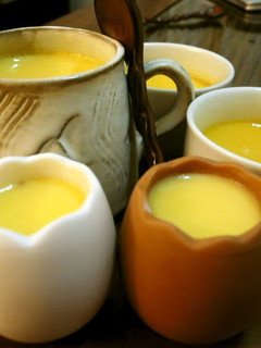 A picture of Creamy Smooth Custard Pudding Made Easily in a Pan.
