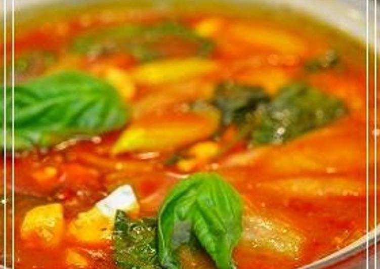 The BEST of Italian Fusion Tomato Hot Pot