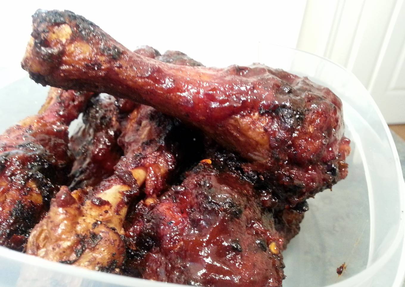 Habanero Pineapple BBQ sauce (Goes great with Chicken and Pork)