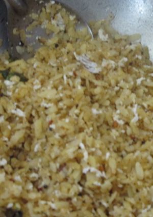 A picture of Aval upma.