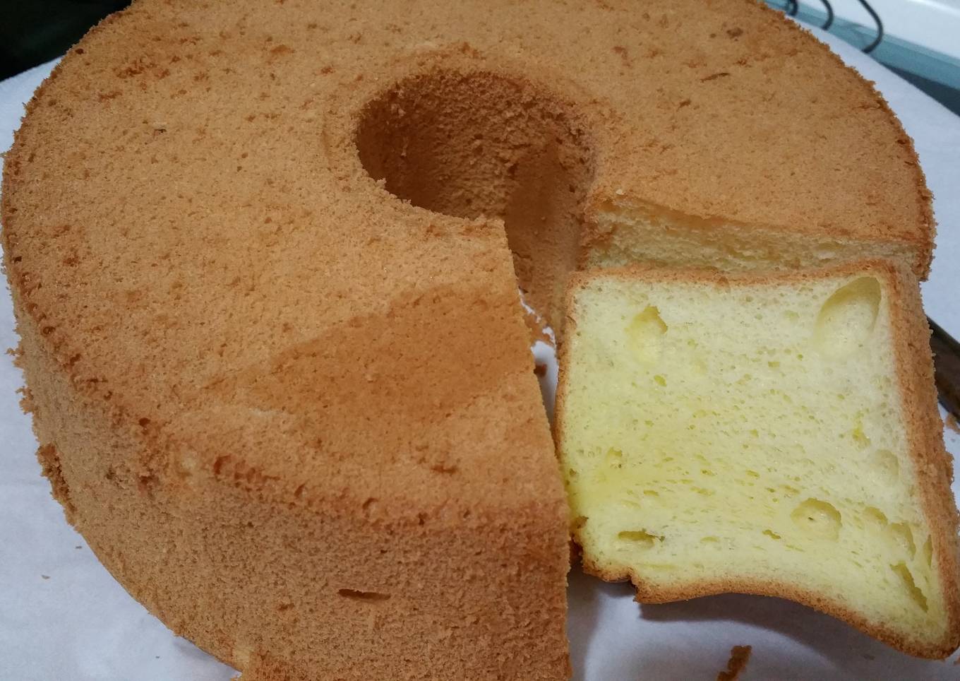 Orange chiffon cake