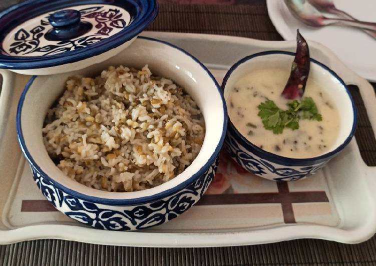 Recipe: Perfect Kadhi and khichdi