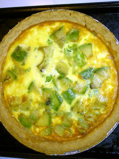 A picture of Guacamole Quiche.