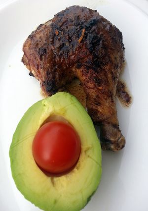 A picture of LG SPICE DUSTED CHICKEN.