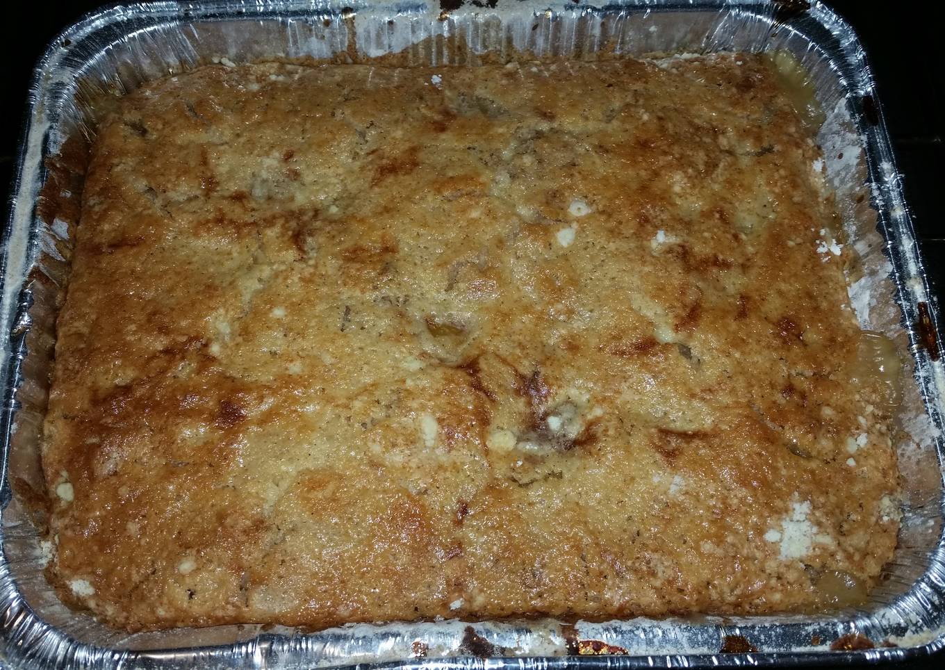 Peach cobbler