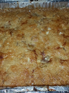 A picture of Peach cobbler.