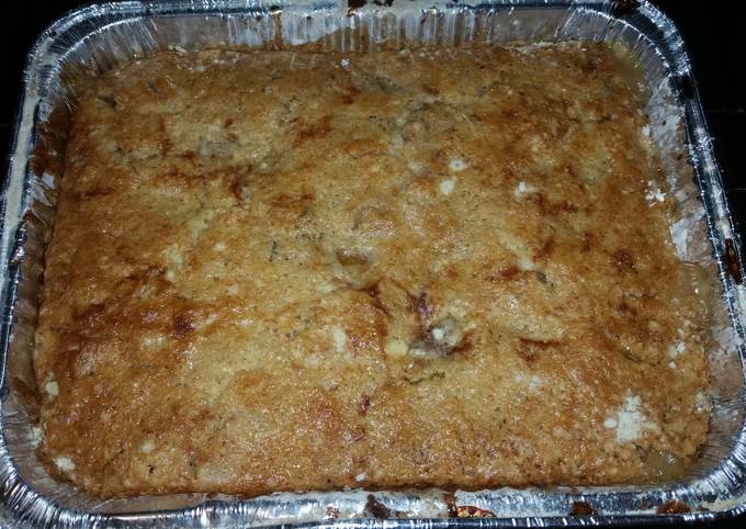 Peach cobbler