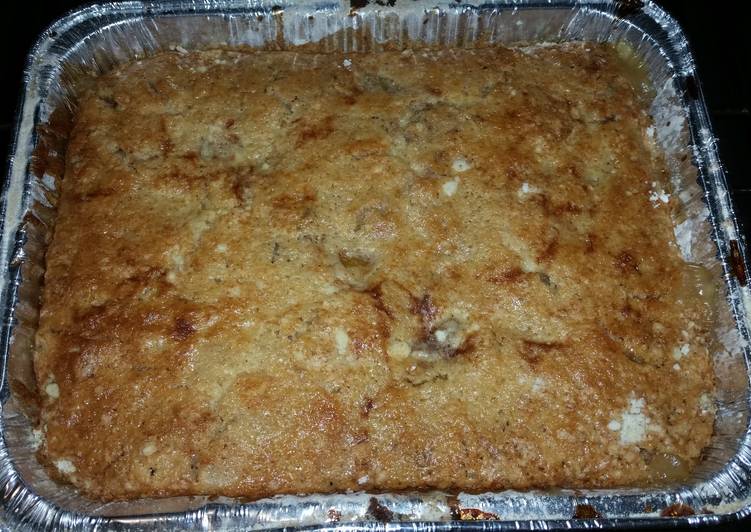 Peach cobbler