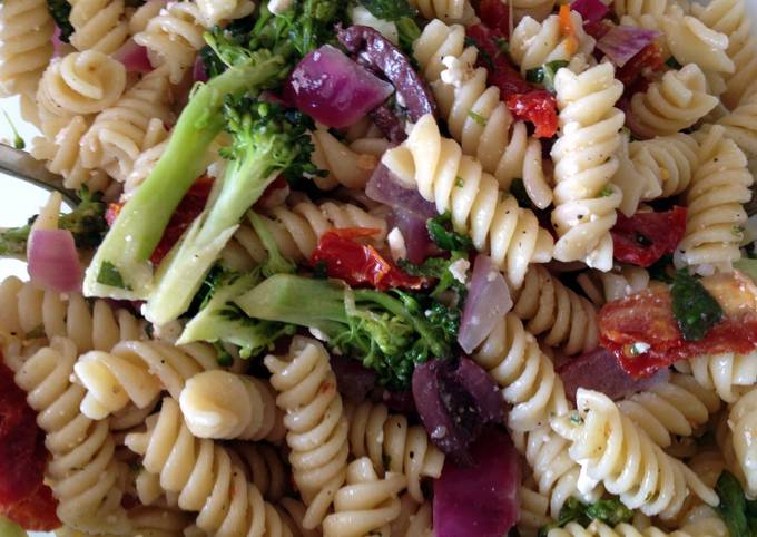 Steps to Make Perfect Mediterranean Pasta Salad
