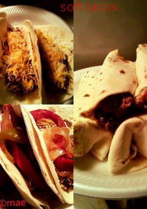 A picture of Brisket Soft Tacos.