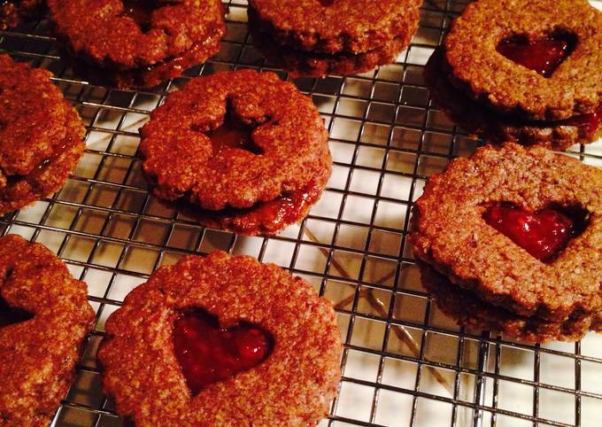 Recipe of Super Quick Linzer Jam Cookies