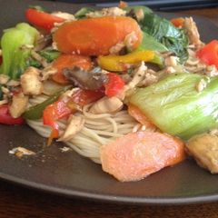 A picture of Chicken chop suey.