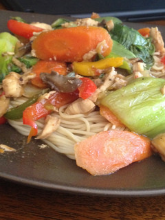 A picture of Chicken chop suey.