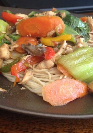 A picture of Chicken chop suey.