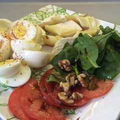 A picture of Sweet Potatoes and Eggs Just Like That.