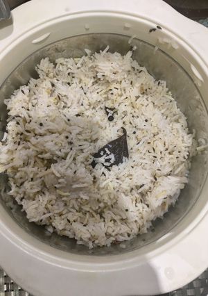 A picture of Jeera rice.