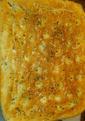 Una foto de Focaccia con masa madre