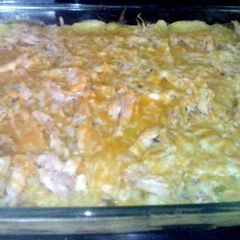 A picture of chicken casserole.