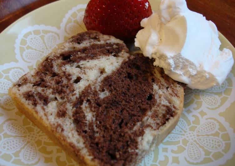 Recipe of Perfect Macrobiotic Marbled Cocoa Pound Cake